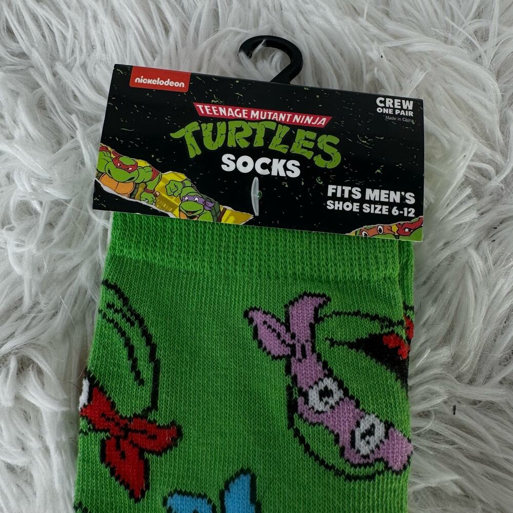 New Unisex Teenage Mutant Ninja Turtle Socks  Nickelodeon TMNT Fun Socks